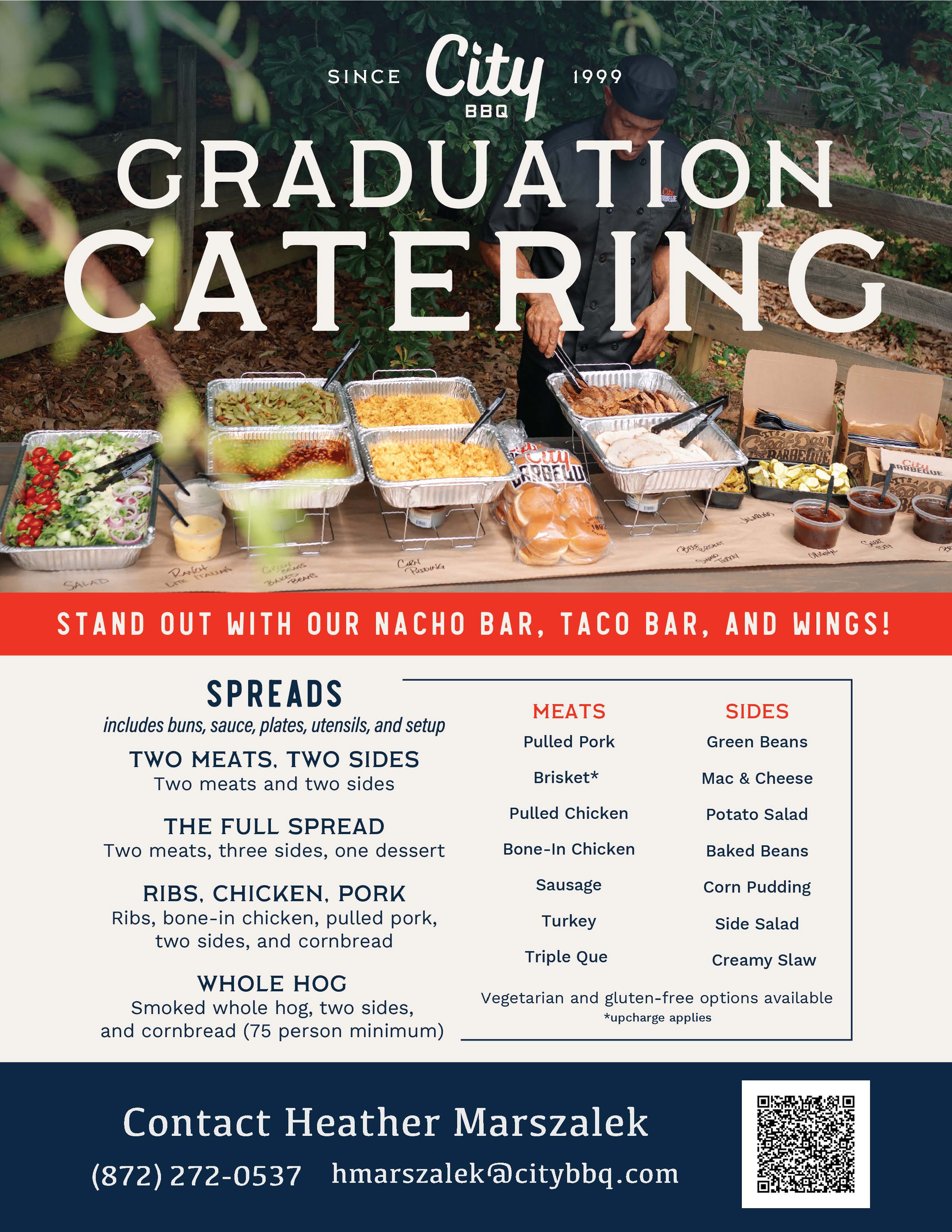 Graduation Catering Offer at City Barbeque